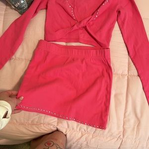 Club Exx skirt set